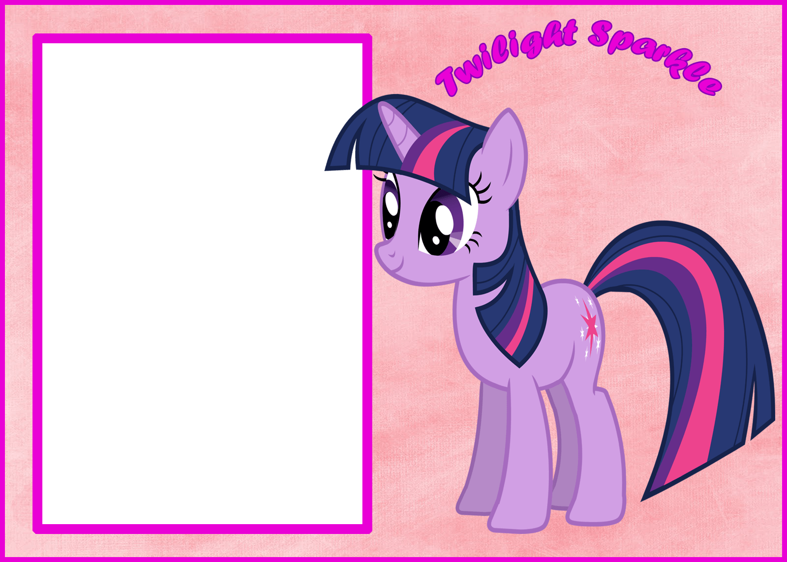 Marco Foto Twilight Sparkle Little My Pony